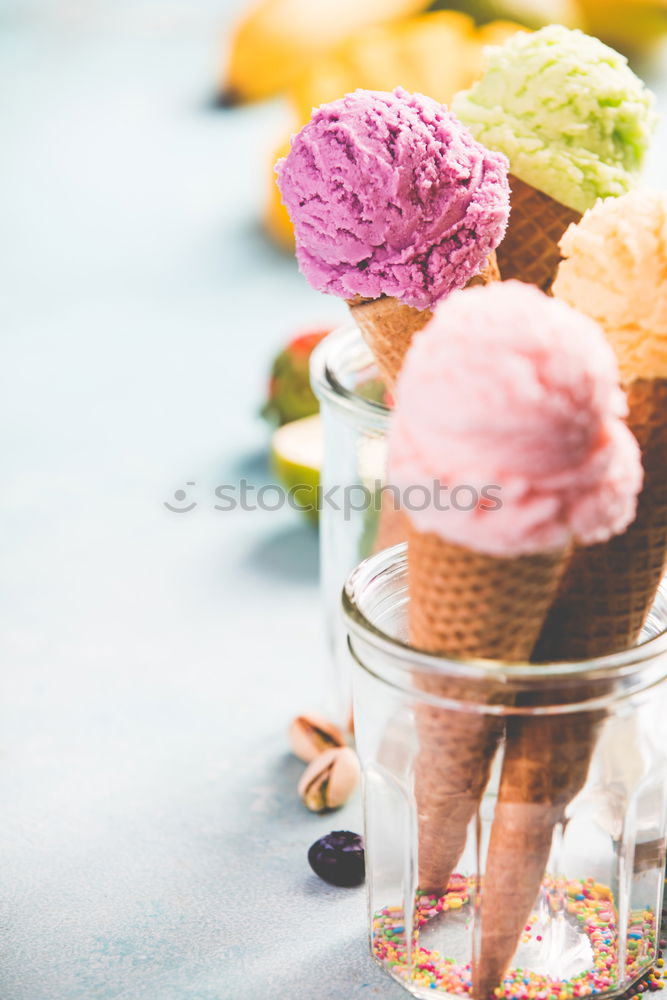 Similar – Image, Stock Photo Hands with homemade ice cream on a stick