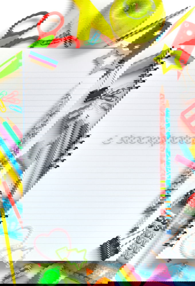 Similar – Image, Stock Photo empty white sheet torn out of notepad