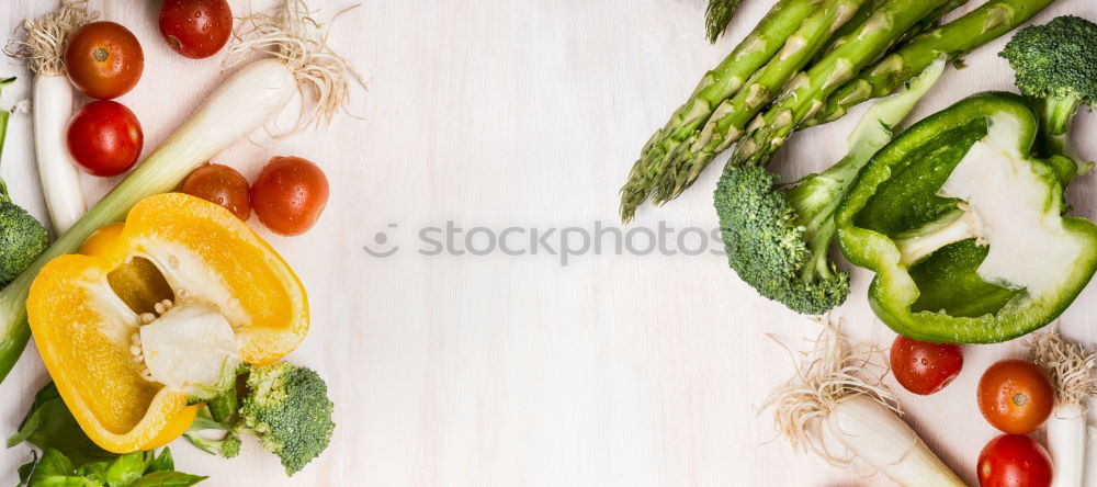 Similar – Pickled cucumbers made of home garden vegetables and herbs