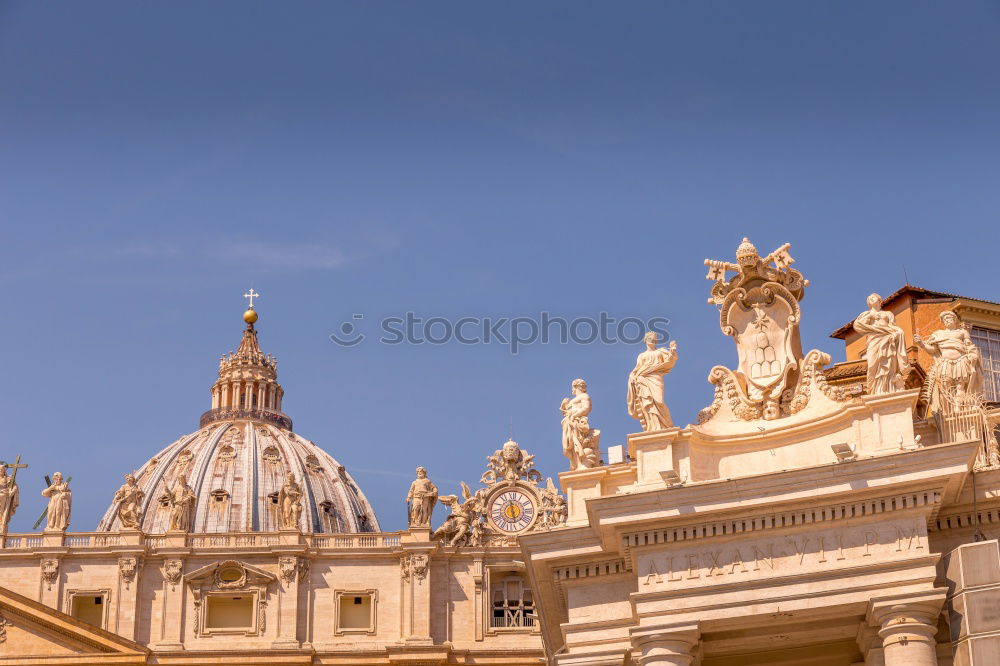 Similar – Image, Stock Photo Statues on the Vatican in Rome, Italy