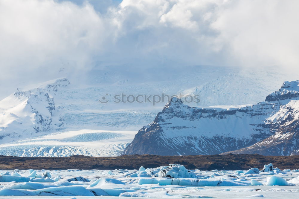 Similar – Image, Stock Photo ice floes Nature Blue