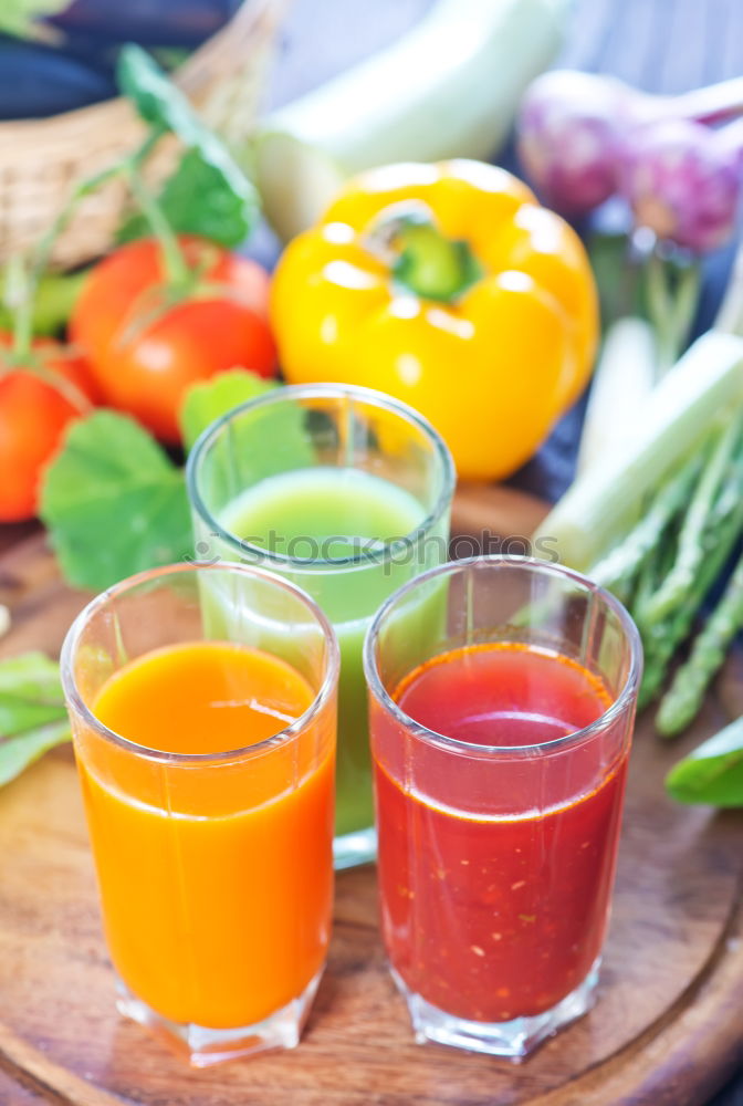 Similar – Image, Stock Photo juice from a red tomato