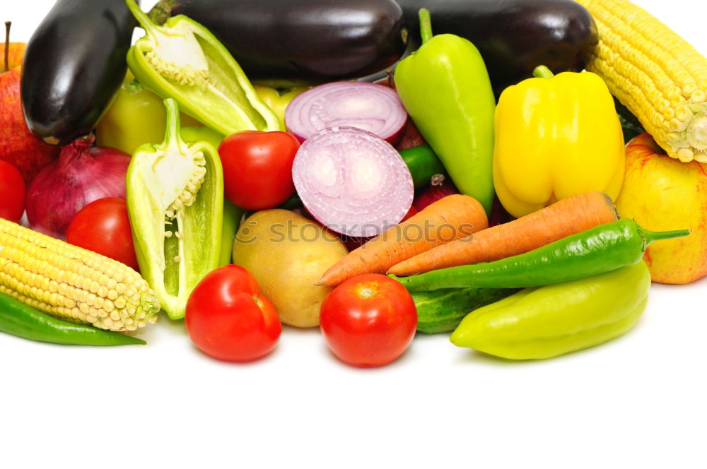 Similar – Image, Stock Photo Fruit and vegetables Food