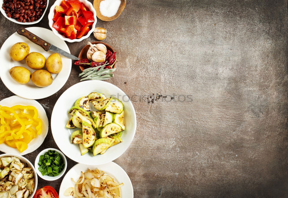 Similar – Image, Stock Photo Pasta gratin with Romanesco cabbage and ham