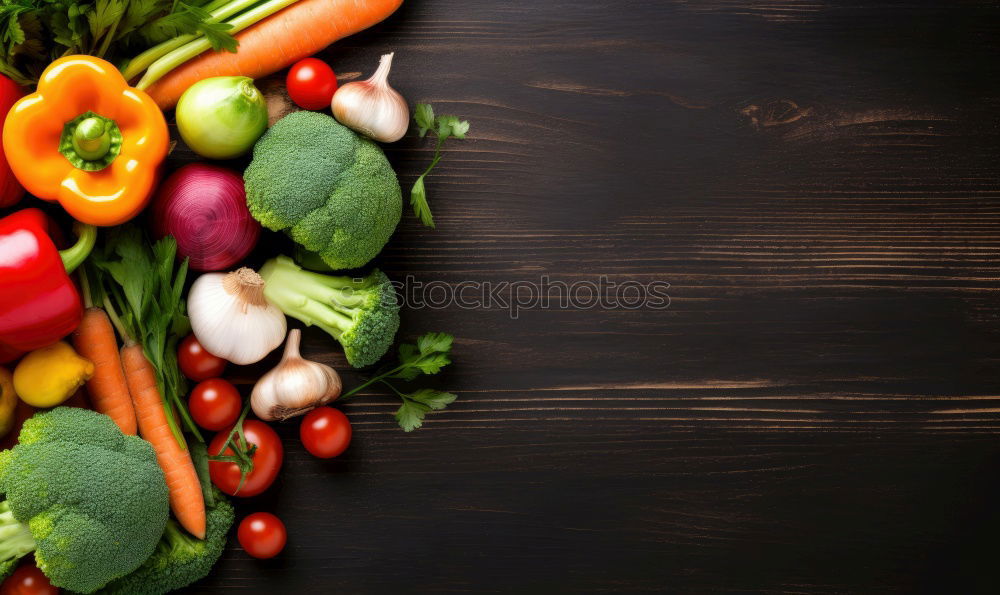 Similar – Cooking ingredients and utensils on table