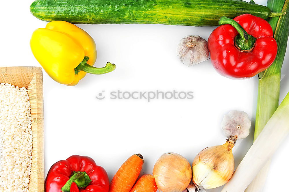 Similar – Image, Stock Photo Various vegetables for delicious cooking with asparagus