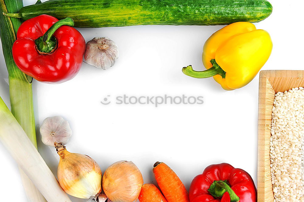 Similar – Image, Stock Photo Various vegetables for delicious cooking with asparagus