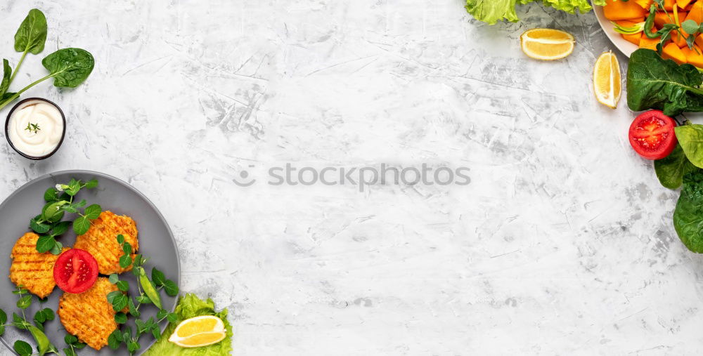 Similar – Image, Stock Photo Fresh chives with chilli and lemon