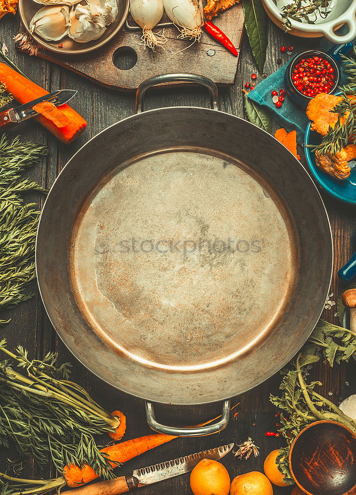 Similar – Image, Stock Photo Red lentil soup in a saucepan