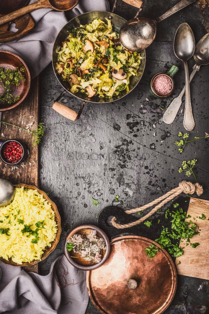 Similar – Image, Stock Photo Pot with meat stock Food