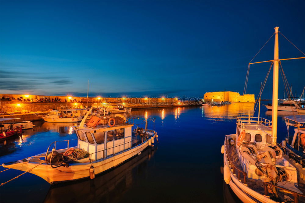 Similar – Image, Stock Photo View of the harbour of Klintholm Havn in Denmark