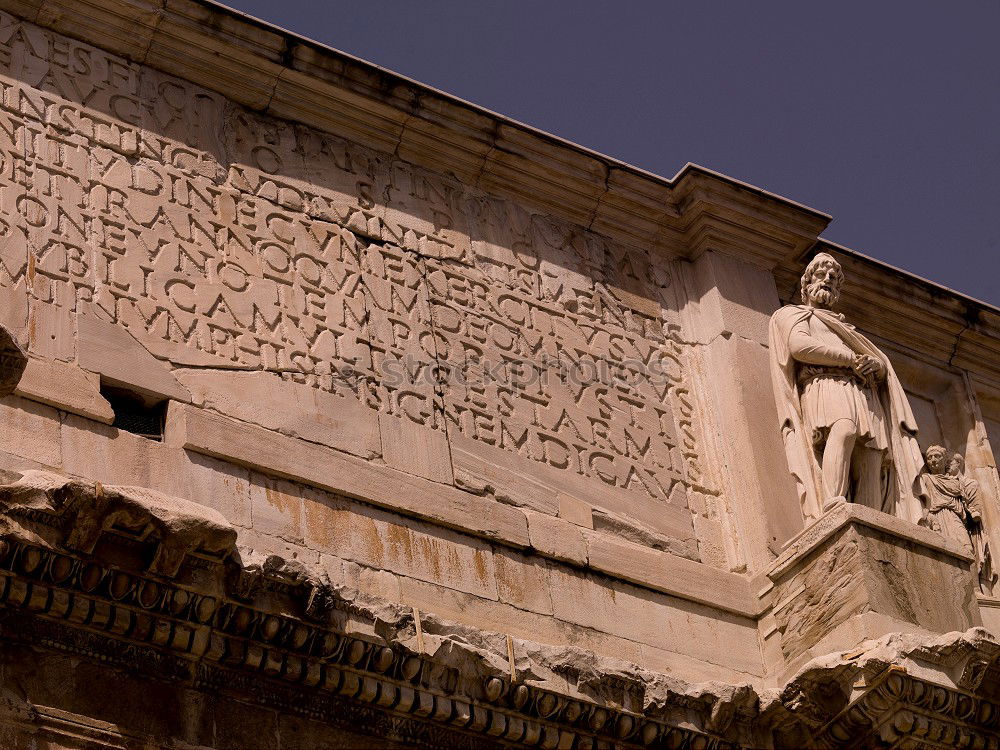 Similar – Image, Stock Photo Statue of roman emperor Trajan in Rome, Italy