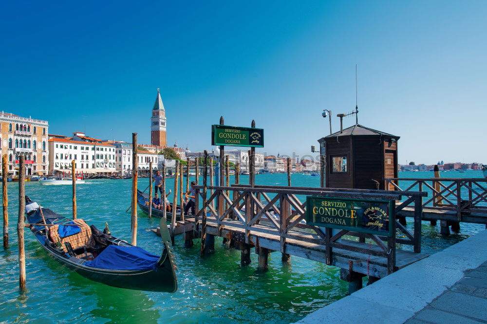 Similar – Image, Stock Photo blue monday Venice Italy