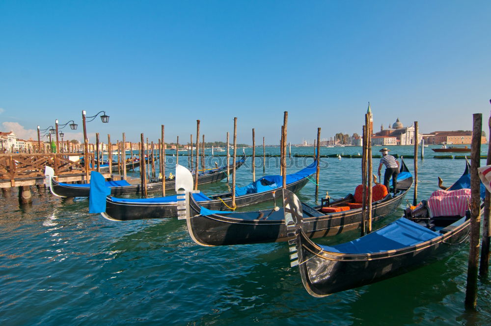 Similar – Image, Stock Photo Gondola through Venice …