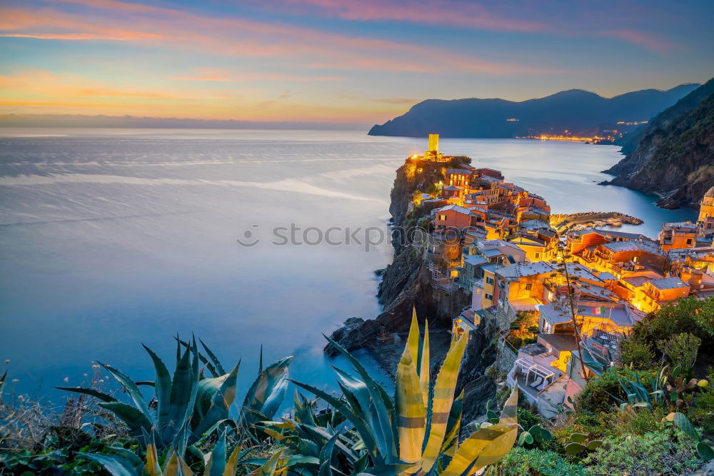 Similar – vernazza Tourism Ocean