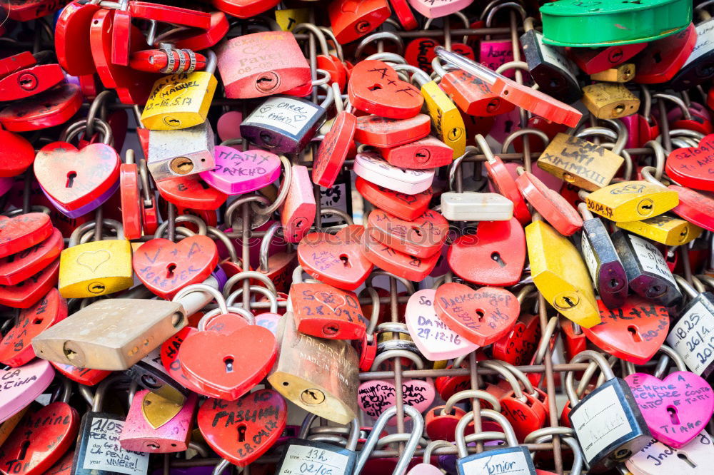 Similar – Padlocks of love