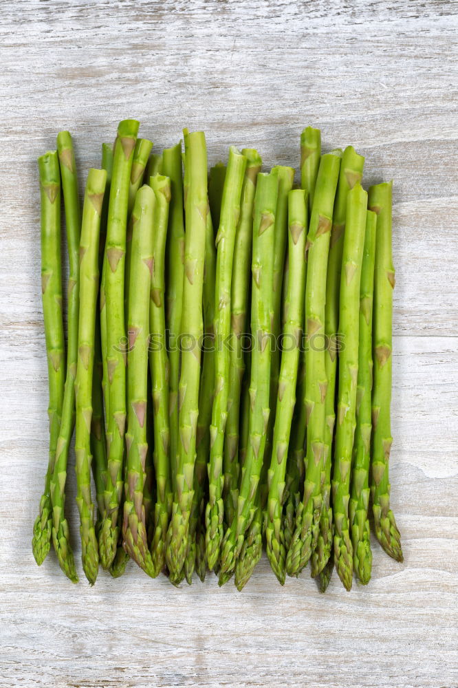 Similar – Image, Stock Photo Green asparagus Food