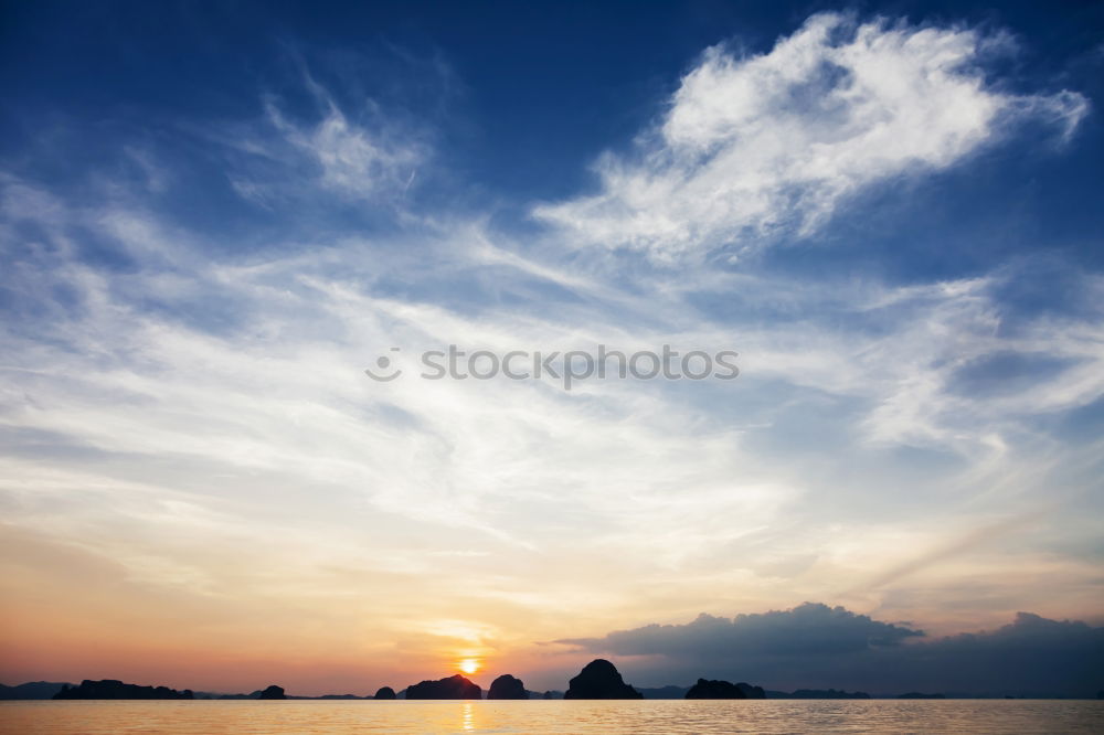 Similar – Landscape of the city of Vigo at sunset