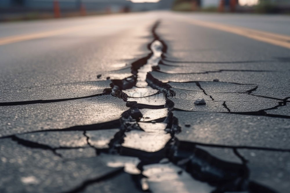 Similar – Image, Stock Photo crack in the street