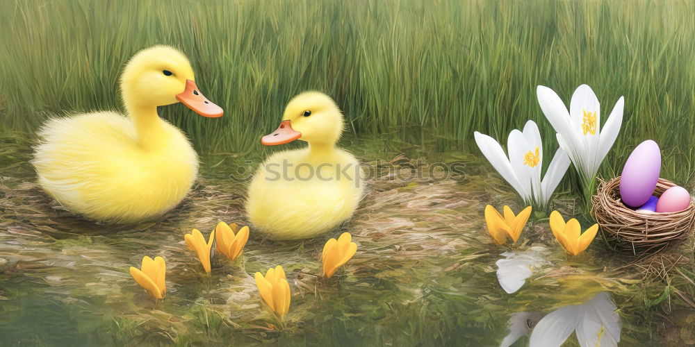 Similar – Image, Stock Photo Teamwork! Flower Chick