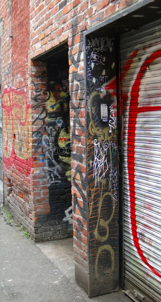 Similar – Image, Stock Photo Not quite abandoned building with graffiti