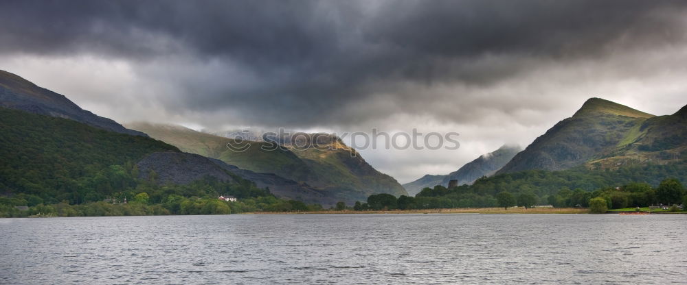 Similar – Image, Stock Photo Off to new shores, paddling in Scandinavia