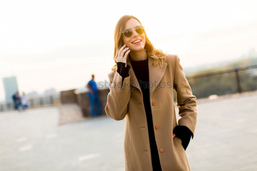 Similar – Image, Stock Photo Pretty yong girl standing behind shop center