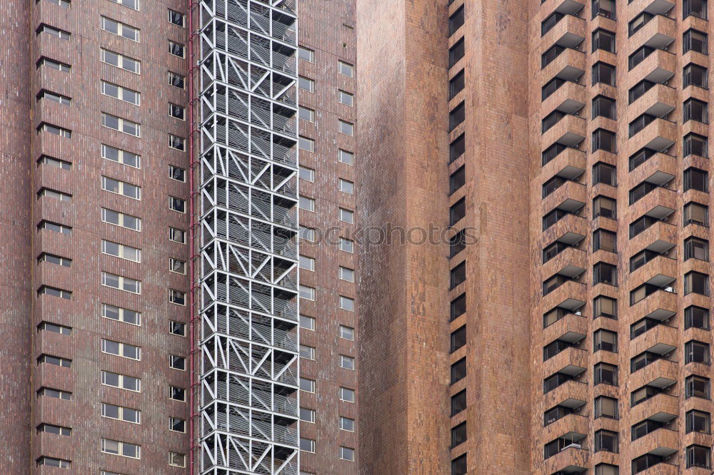 Similar – Image, Stock Photo orange skyscraper facade in Leeds, England