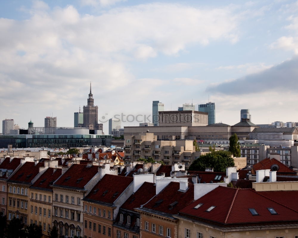 Similar – Image, Stock Photo Panoramic view over Berlin and Leipziger Platz III