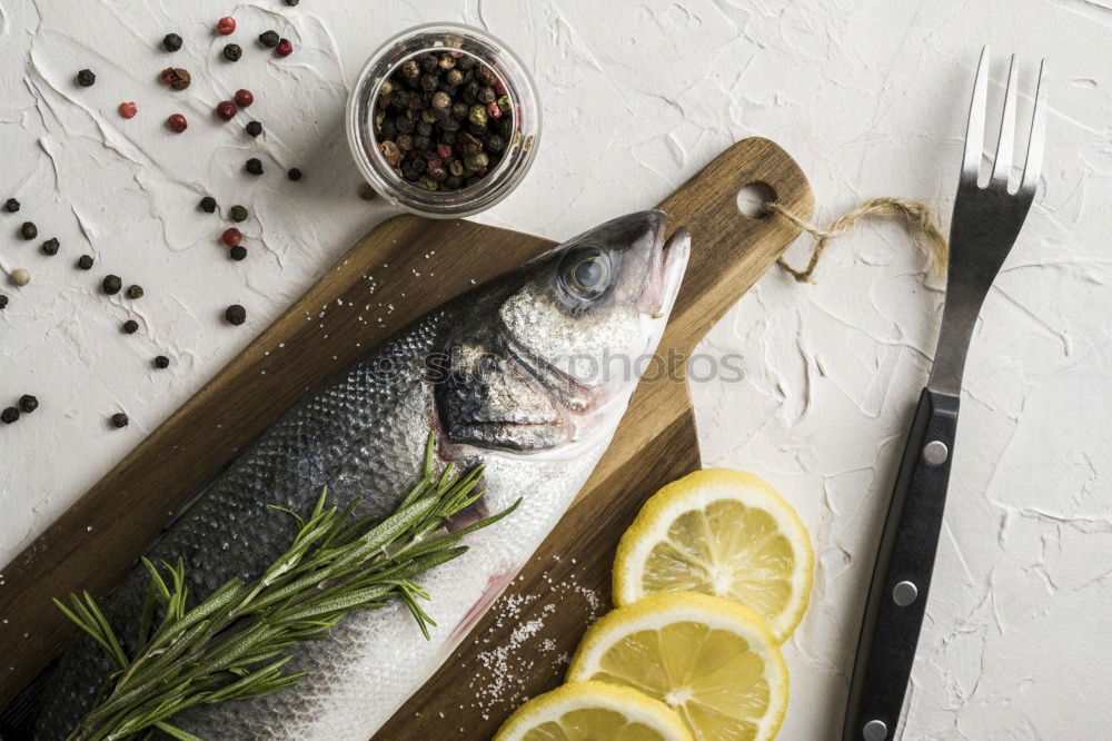 Image, Stock Photo fresh mackerel Seafood