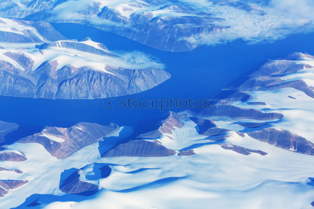 Similar – Image, Stock Photo Mountains ridge in clouds