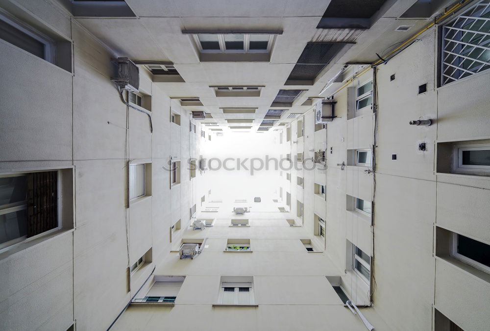 Similar – Image, Stock Photo Backyard with a view of the sky VIII