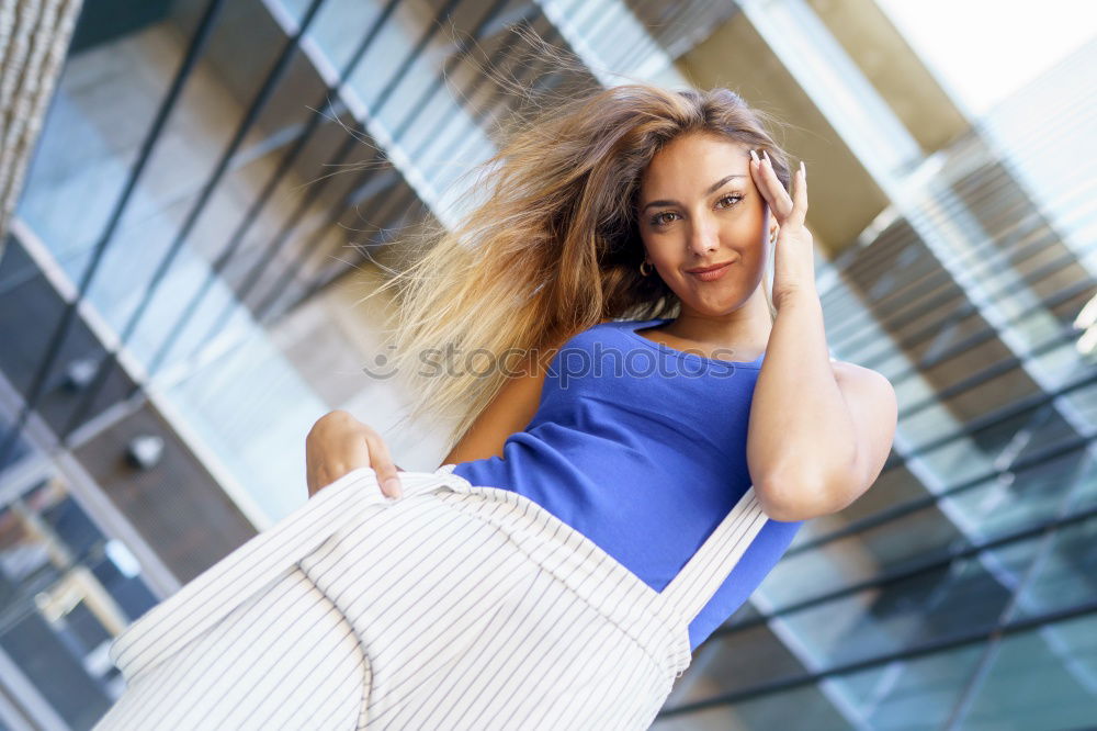 Similar – Image, Stock Photo Young African woman with black curly hairstyle