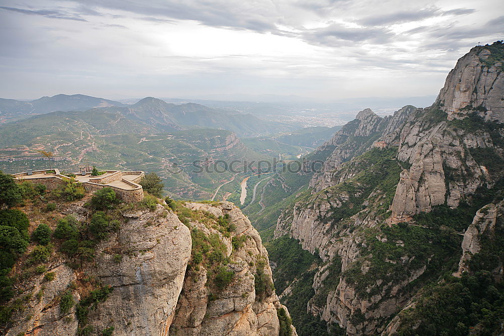 Similar – Landscape with rocks on famous Montserrat mountain