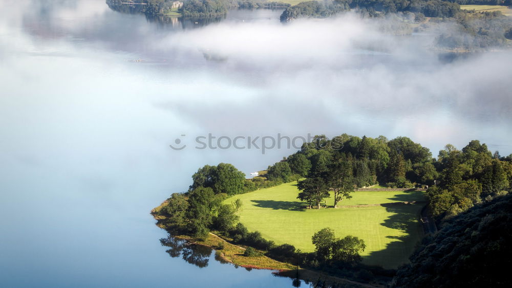 Similar – Image, Stock Photo Late evening at the lake