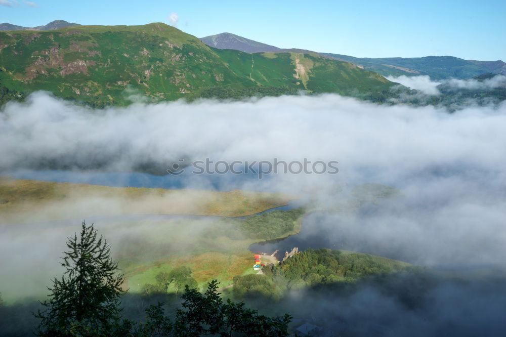 Similar – Foto Bild Wolkenreste über Liechtenstein