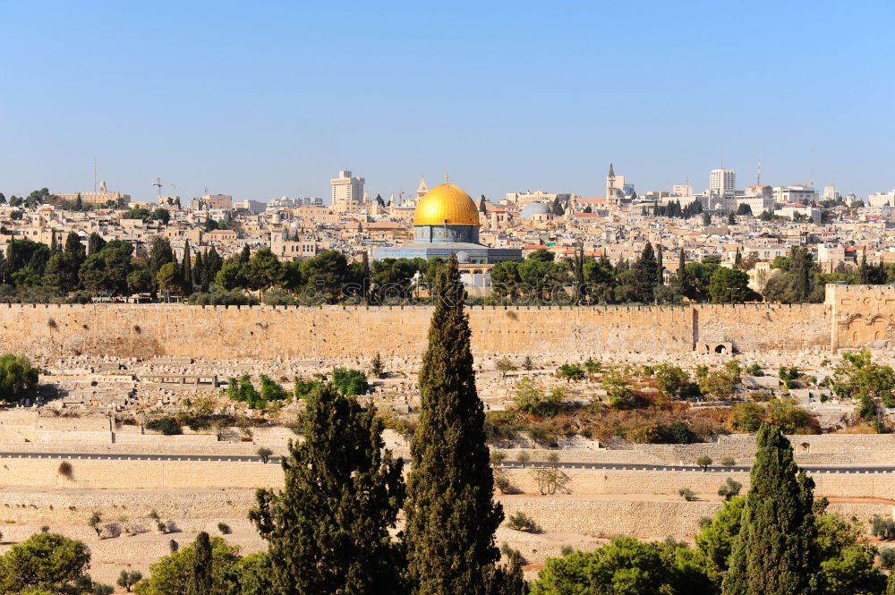 Similar – Image, Stock Photo Dome of the Rock in the Temple District of Jerusalem