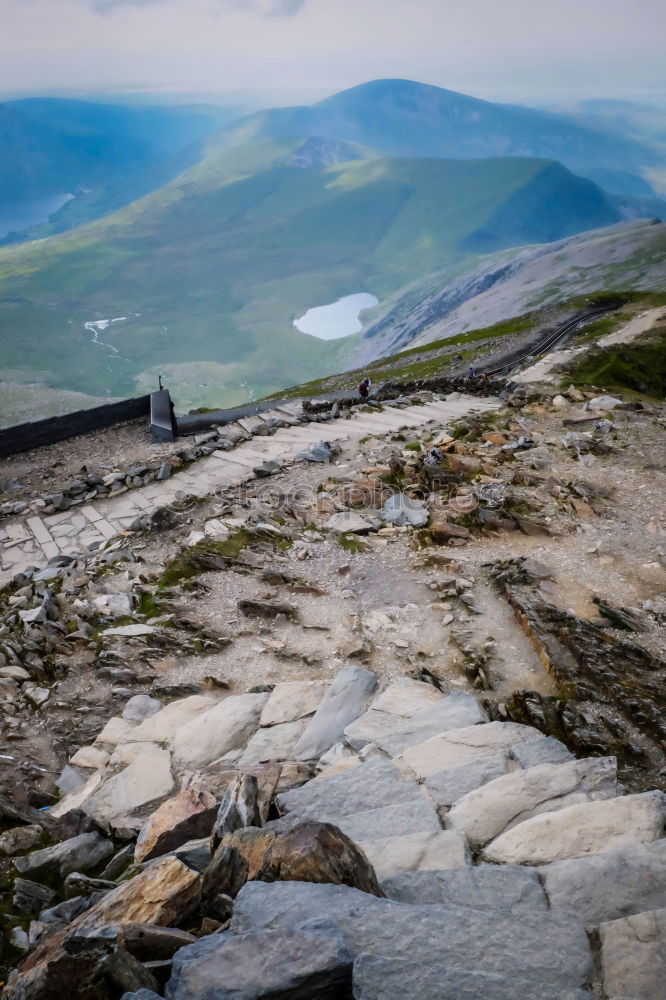 Similar – Boy hiking in the mountains