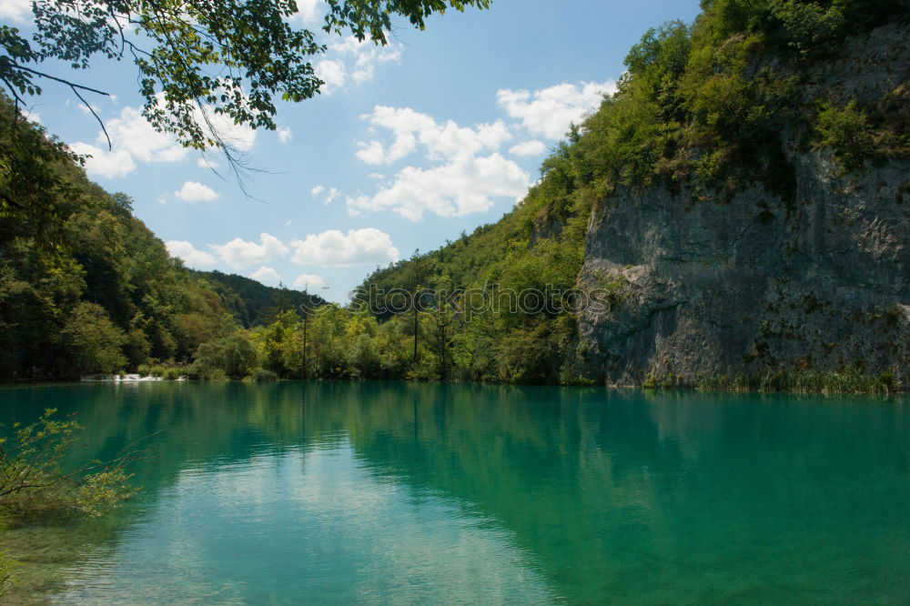 Similar – Image, Stock Photo mountain lake