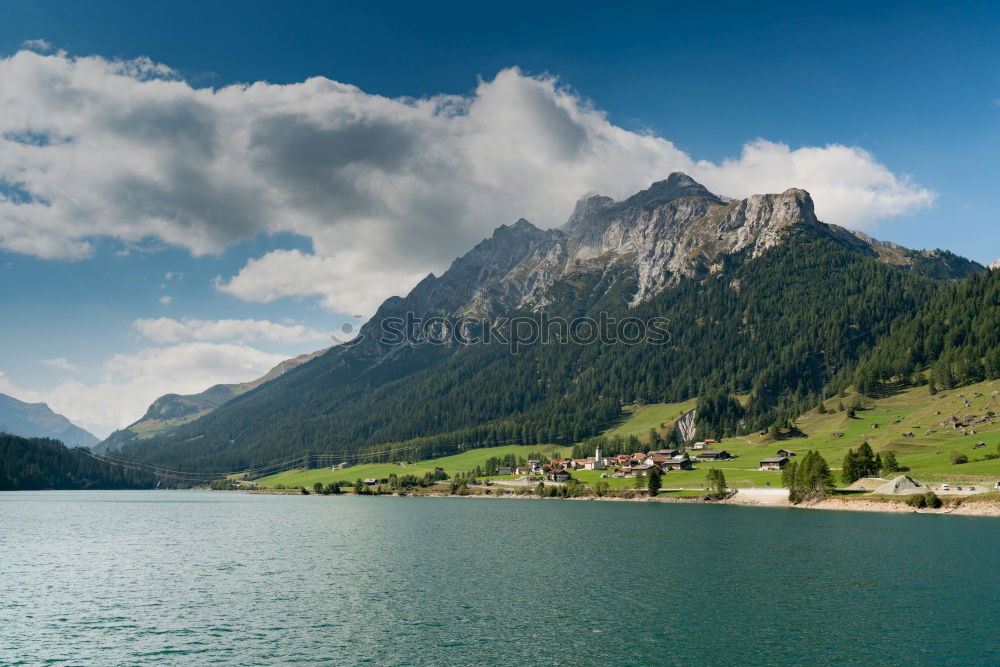 Similar – Image, Stock Photo Spiez on Lake Thun