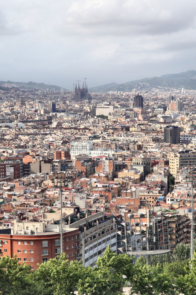 Similar – Image, Stock Photo Barcelona high-rise