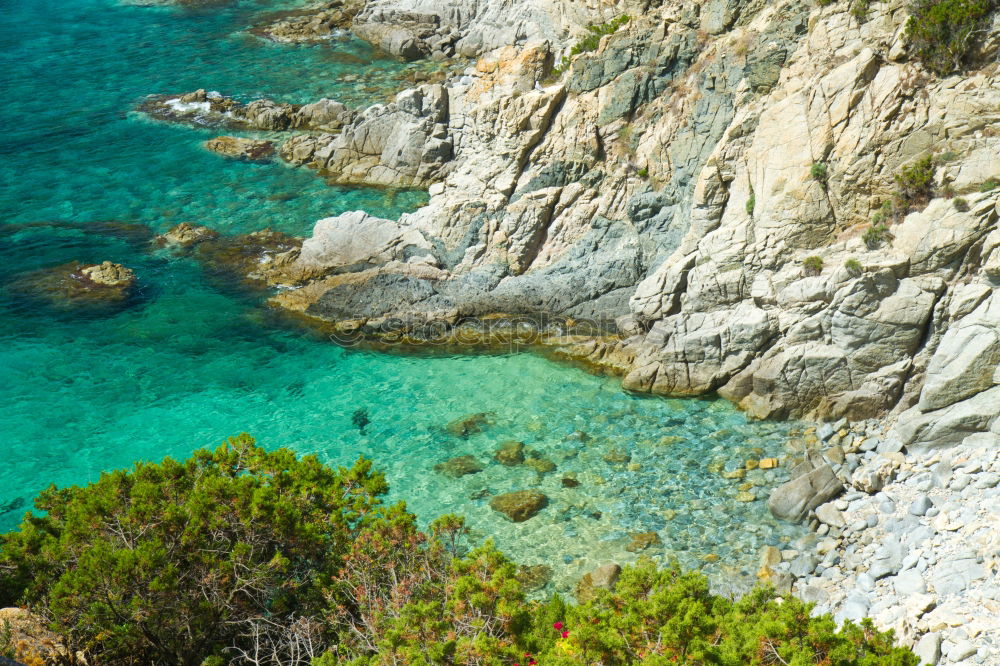 Similar – Ocean Landscape With Rocks And Cliffs At Lagos Bay Coast In Algarve, Portugal