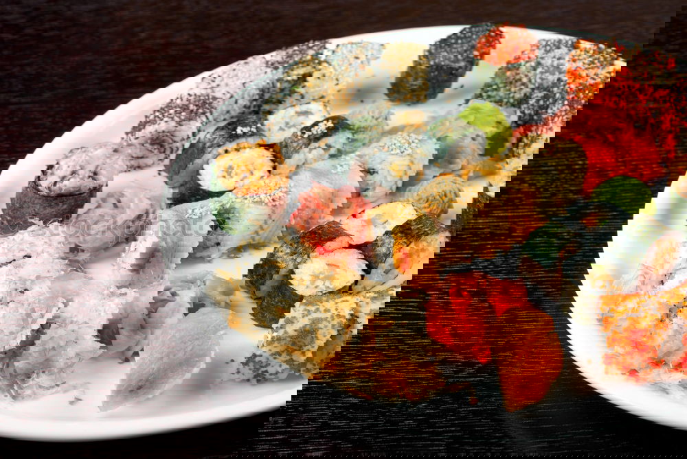Similar – Image, Stock Photo tasty sushi Food Fish