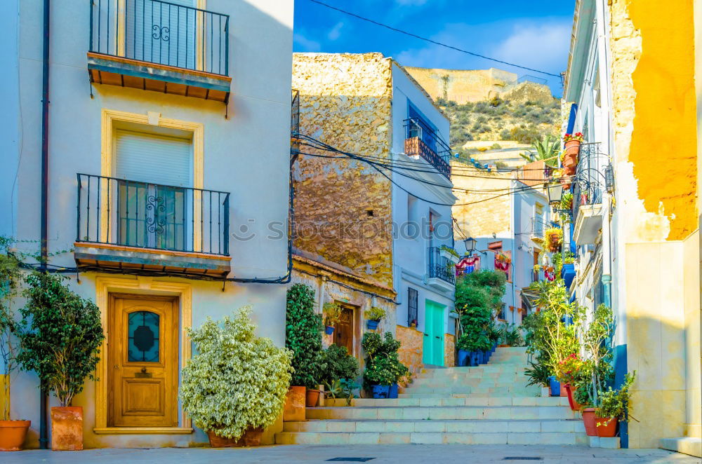 Similar – Image, Stock Photo Rural streets in Cadaques, Spain