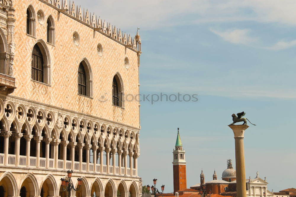 Similar – Image, Stock Photo Aerial view of Venice from the bell tower