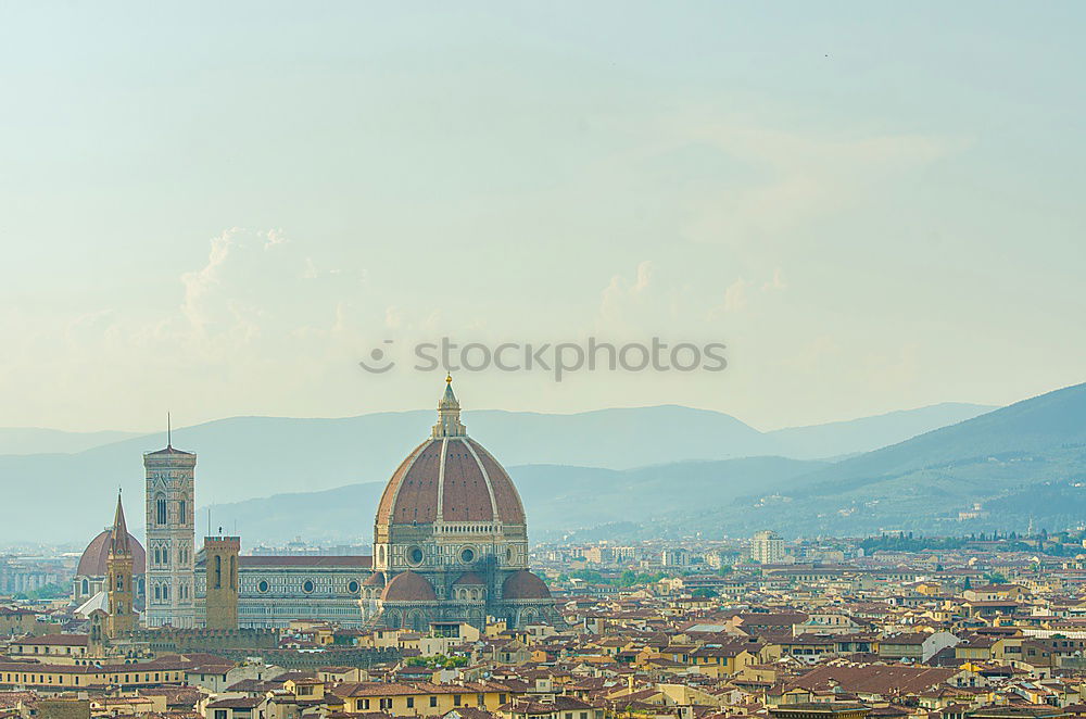 Similar – Picturesque view of Florence from Michelangelo Square, Italy