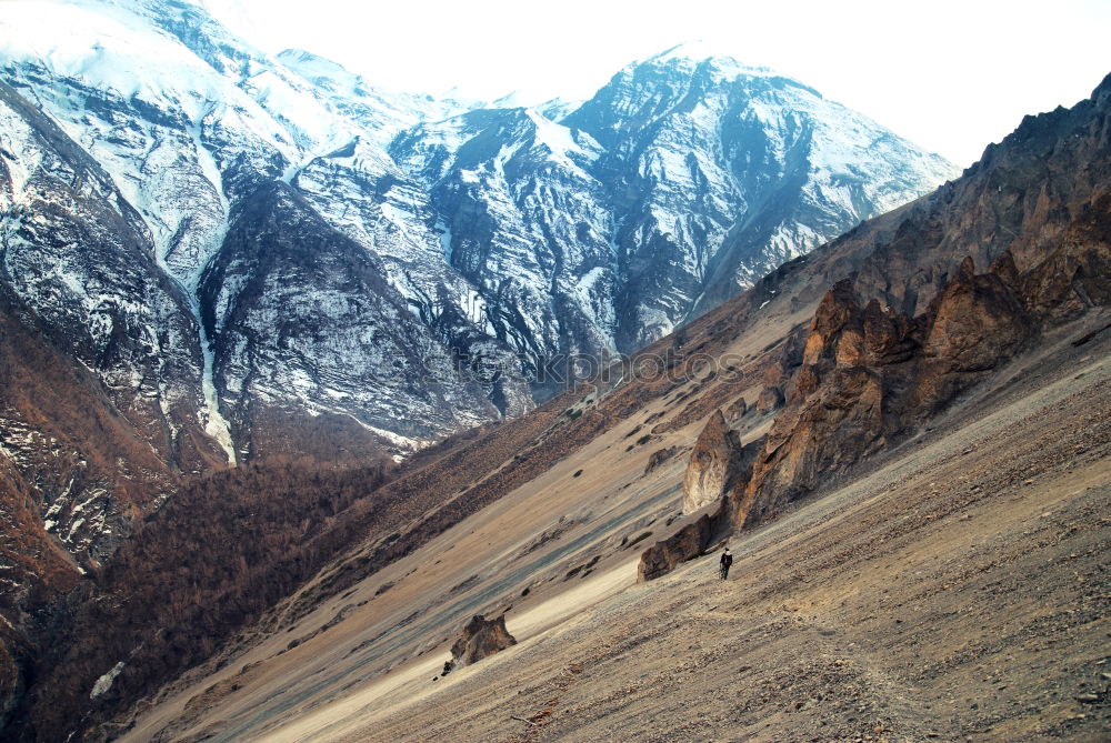 Image, Stock Photo View of Himalayas mountains