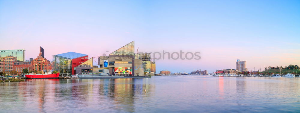 Similar – Image, Stock Photo View over the Warnow to Rostock.