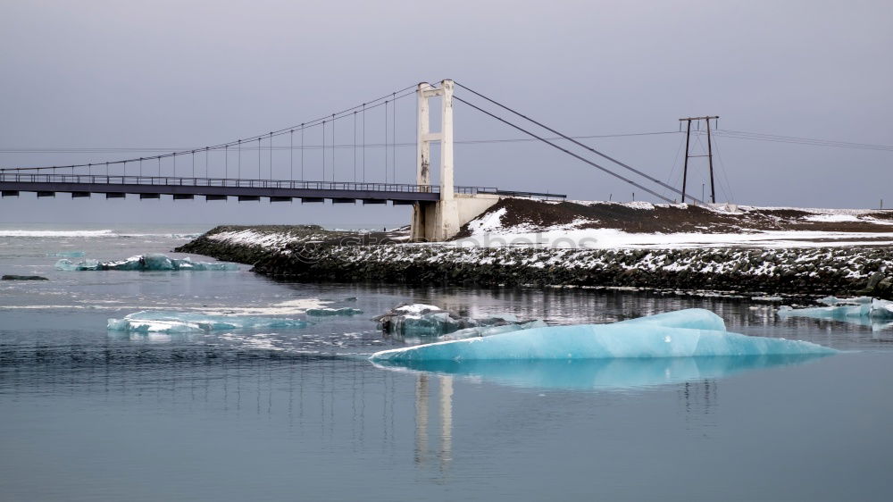 Similar – Image, Stock Photo frozen street view Nature