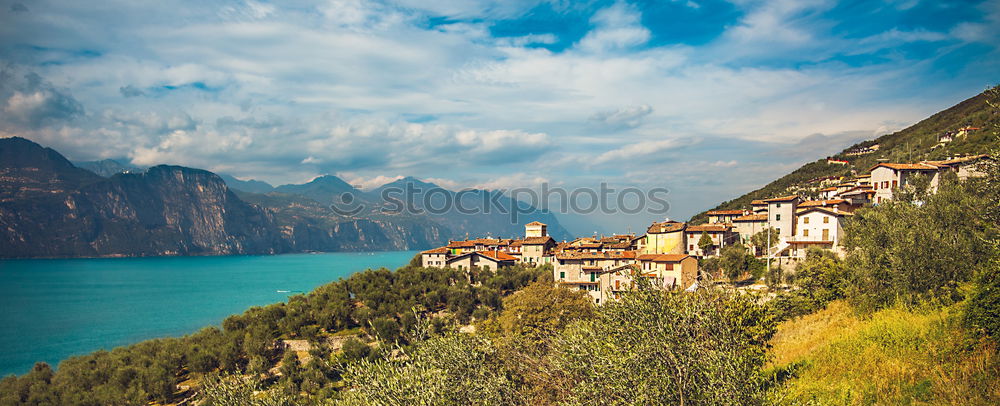 Similar – Image, Stock Photo Panoramic view of Taormina, Sicily, Italy